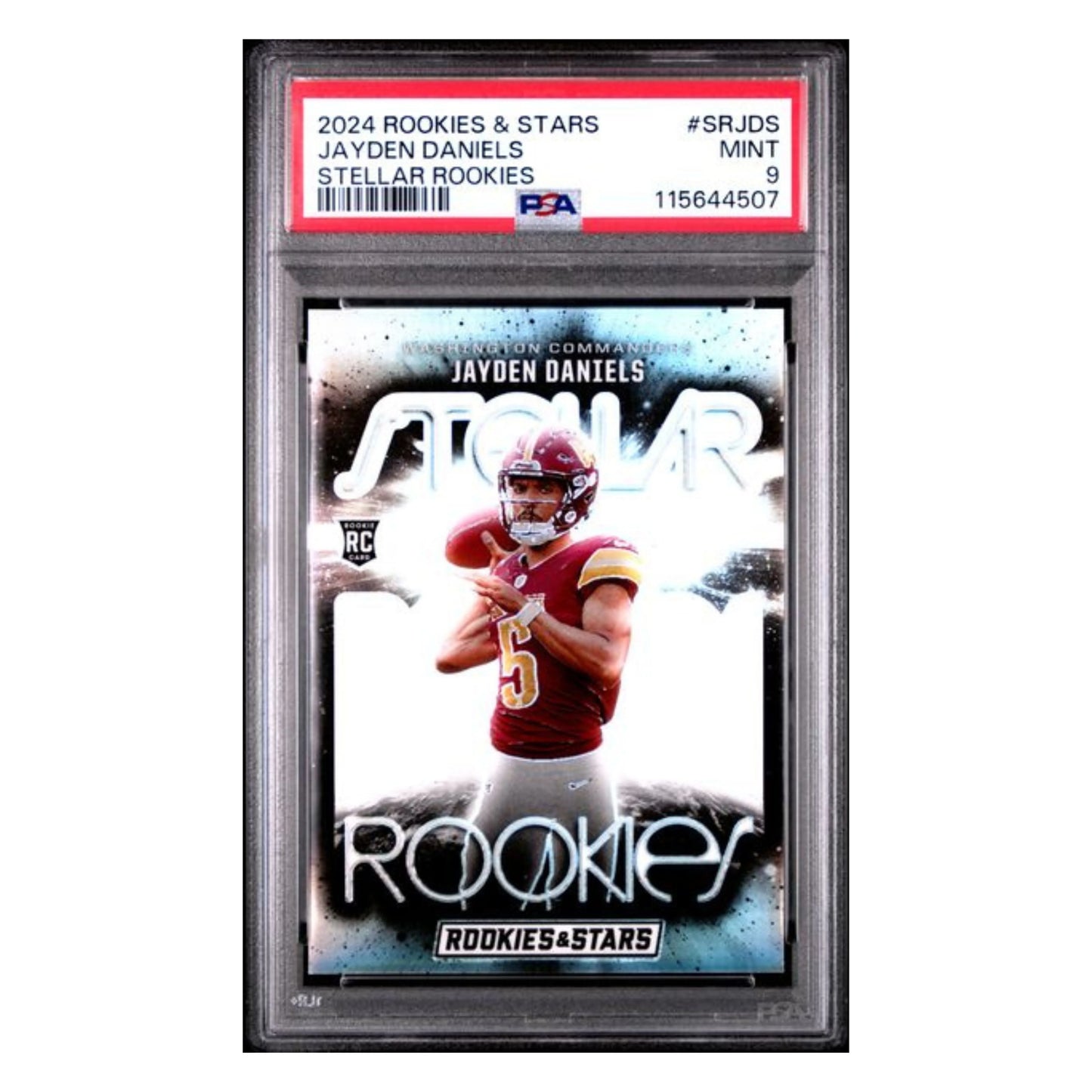 Jayden Daniels PSA 9 2024 Panini Rookies & Stars Stellar Rookies Card #SRJDS