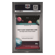 Jayden Daniels PSA 9 2024 Topps Cosmic Chrome First Flight Signature #d/ 75 Card #JD