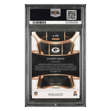 Jayden Reed PSA 10 2023 Panini Select Dragon Scale Prizm Rookie RC Card #434