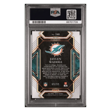 Jaylen Waddle PSA 10 2021 Panini Select Blue Prizm #d /99 Card #248