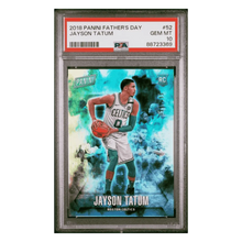 Jayson Tatum PSA 10 2018 Panini Father's Day Card #52