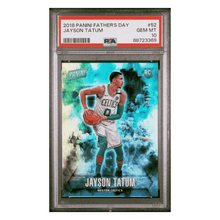 Jayson Tatum PSA 10 2018 Panini Father's Day Card #52