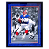 Jim Kelly Buffalo Bills Autographed Framed 16x20 - JSA COA (No Card)