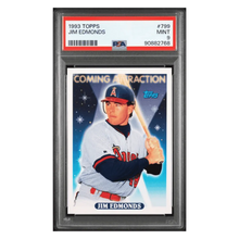 Jim Edmonds PSA 9 1993 Topps Coming Attraction Card #799