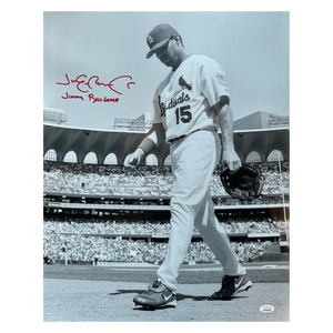 Jim Edmonds St Louis Cardinals Autographed 16x20 w/ "Jimmy Ball Game" Inscription - JSA COA