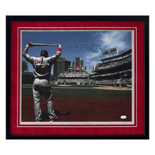 Jim Edmonds St Louis Cardinals Autographed Framed 16x20 Photo - JSA COA