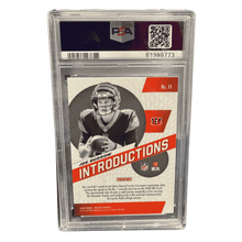 Joe Burrow PSA 10 2020 Panini Mosaic Introductions Card #I1