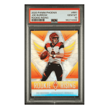 Joe Burrow PSA 10 2020 Panini Phoenix Rookie Rising Card #RR1