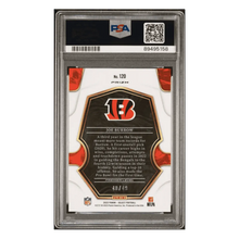 Joe Burrow PSA 10 2022 Panini Select Neon Green Prizm #d/ 49 Card #120