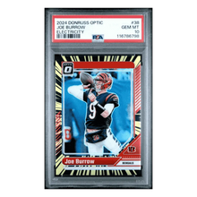 Joe Burrow PSA 10 2024 Panini Donruss Optic Electricity #d/ 75 Card #38