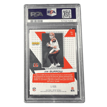 Joe Burrow PSA 9 2020 Panini Instant Vortex Rookie RC #d /935 Card #V2