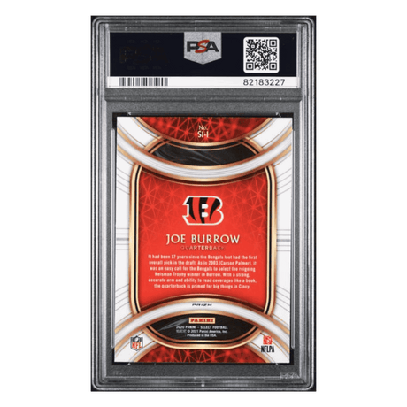 Joe Burrow PSA 9 2020 Panini Select Select1ons Prizm Card #S1-1