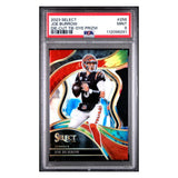 Joe Burrow PSA 9 2023 Panini Select Die Cut Tie Dye Prizm #d/ 25 Card #256
