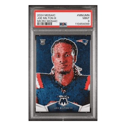 Joe Milton II PSA 9 2024 Panini Mosaic Micro Rookie RC Card #MMJMN