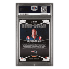 Joe Milton II PSA 9 2024 Panini Mosaic Micro Rookie RC Card #MMJMN