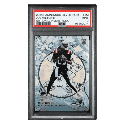Joe Milton II PSA 9 2024 Panini National Sports Collectors Convention National Insert Holo Rookie RC #d/44 Card #JM
