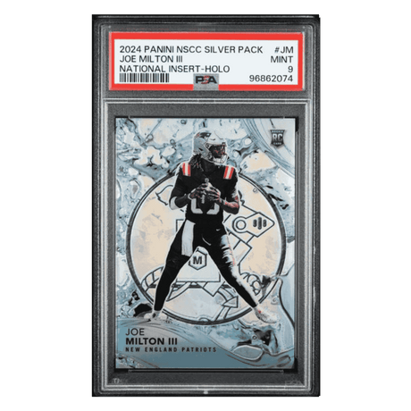 Joe Milton II PSA 9 2024 Panini National Sports Collectors Convention National Insert Holo Rookie RC #d/44 Card #JM