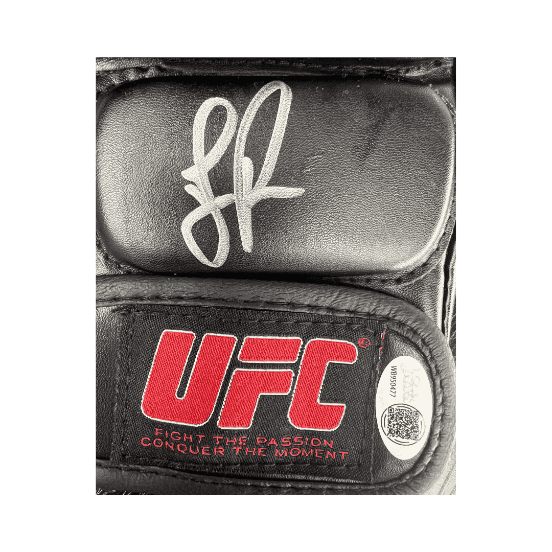Joe Pyfer Autographed Black UFC Glove - JSA COA (Right Hand)