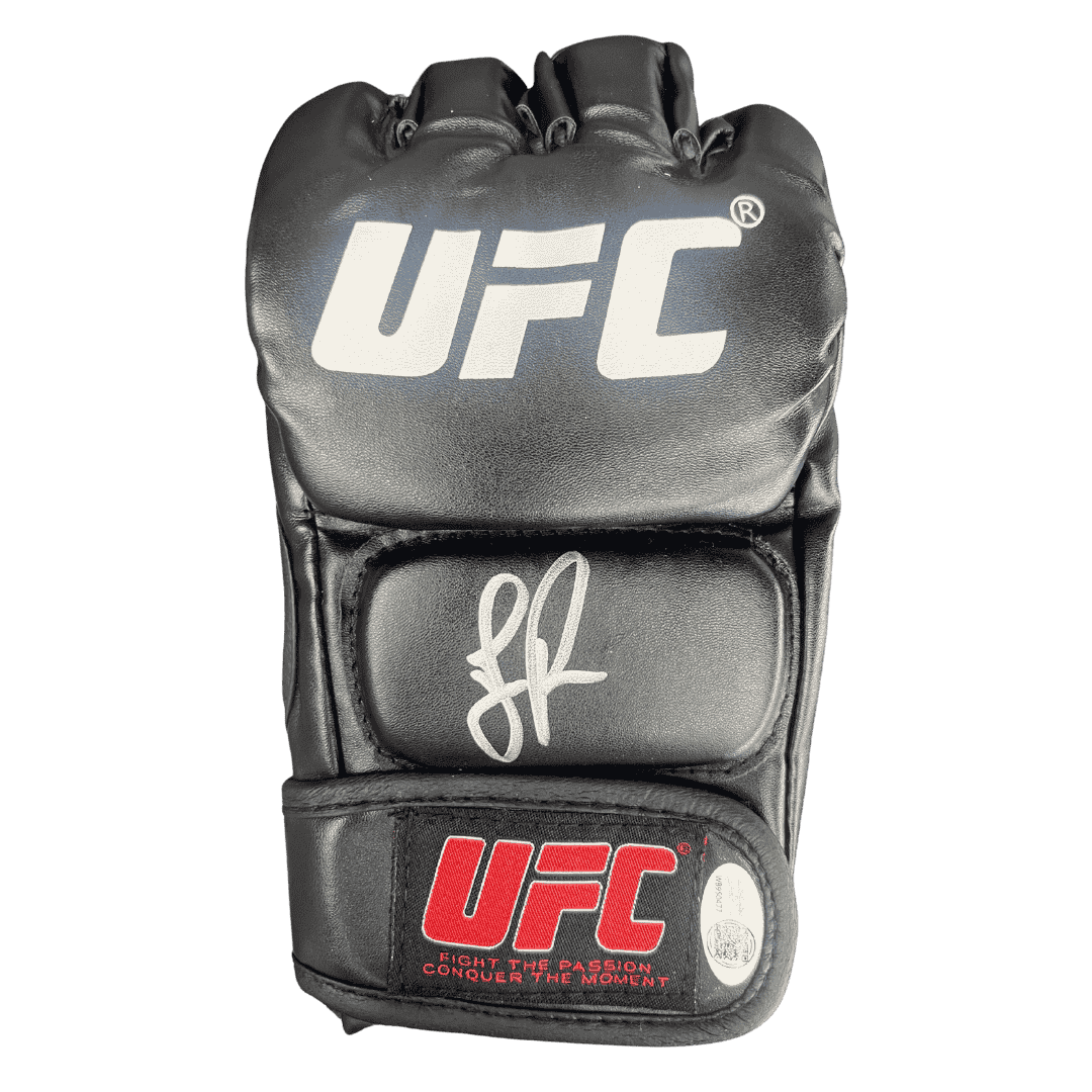 Joe Pyfer Autographed Black UFC Glove - JSA COA (Right Hand)