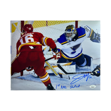 Joel Hofer St Louis Blues Autographed 11x14 Photo with Inscription- JSA COA