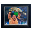 John Cena WWE Autographed Framed 16x20 Photo - JSA COA