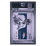 John Elway PSA 8 2019 Panini Encased Substantial Swatches #d/ 50 Card #SS5