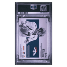 John Elway PSA 8 2019 Panini Encased Substantial Swatches #d/ 50 Card #SS5