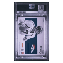 John Elway PSA 8 2019 Panini Encased Substantial Swatches #d/ 50 Card #SS5