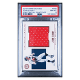 John Elway PSA 8 2019 Panini Encased Substantial Swatches #d/ 50 Card #SS5