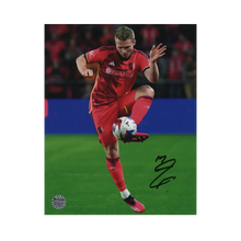 John Nelson St Louis City SC Autographed Kicking 8x10 Photo - Fan Cave COA