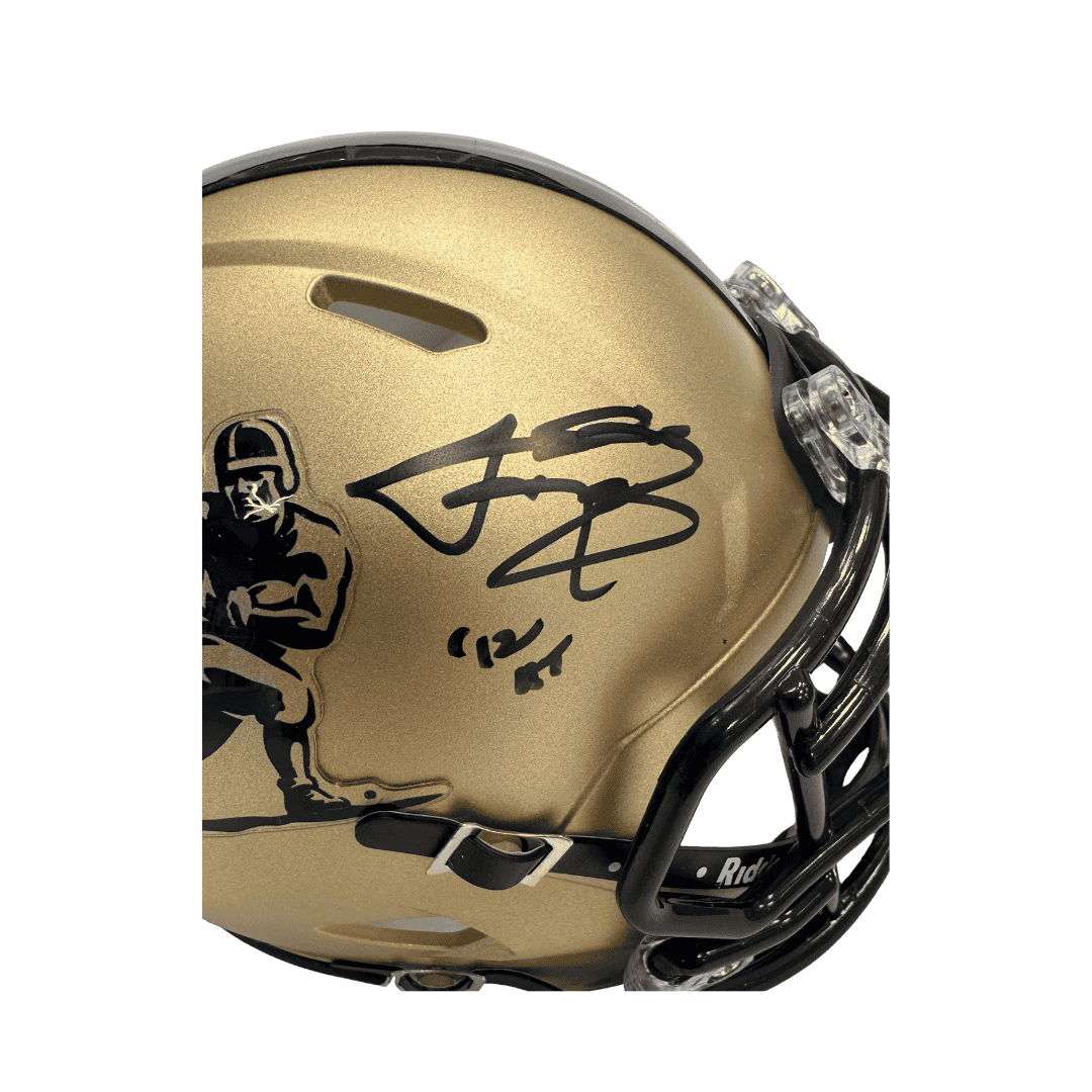 Johnny Manziel Texas A&M Autographed Heisman Mini Speed Helmet - Beckett COA