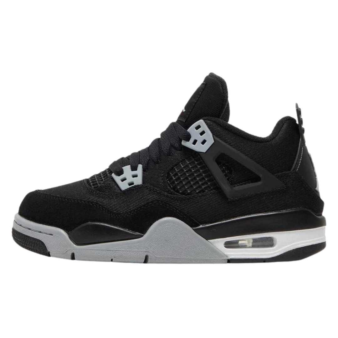Jordan 4 Retro Black Canvas (GS)