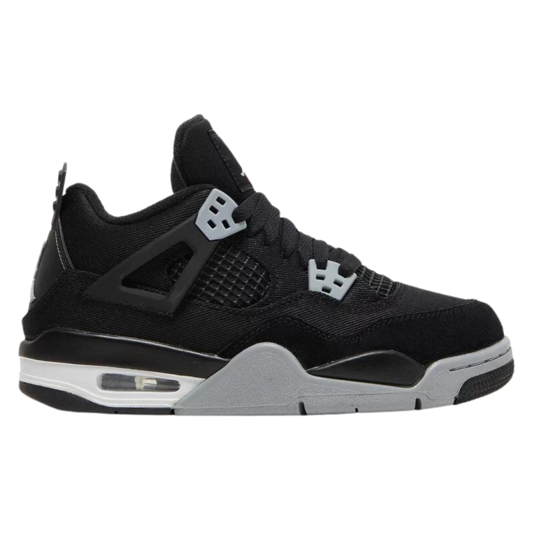 Jordan 4 Retro Black Canvas (GS)