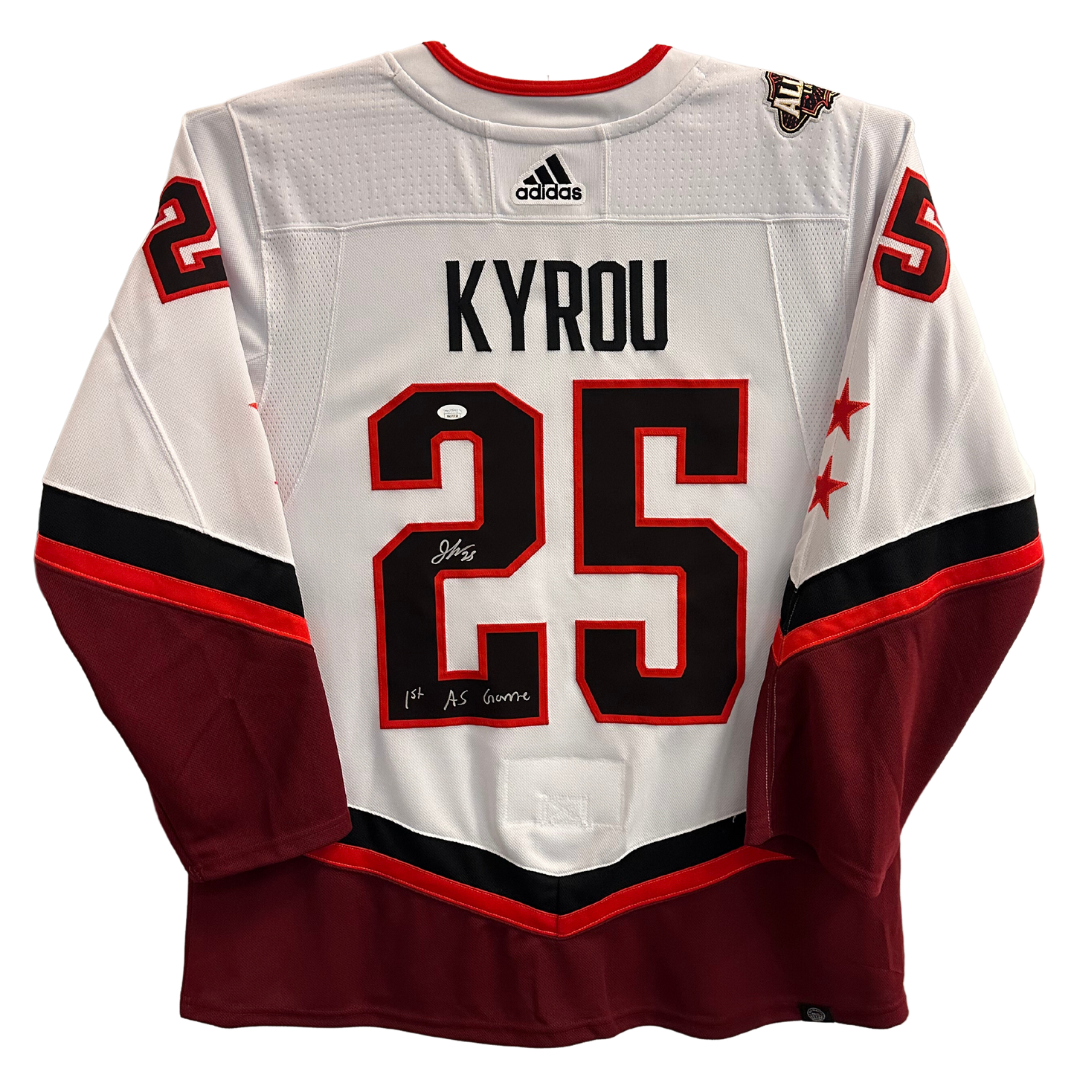 Jordan Kyrou Autographed 2022 All Star Game Adidas Eastern Conference Jersey w/ Inscription - JSA COA