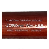 Jordan Walker St Louis Cardinals Autographed Maple Victus Custom Design Model Bat with Inscription- MLB COA