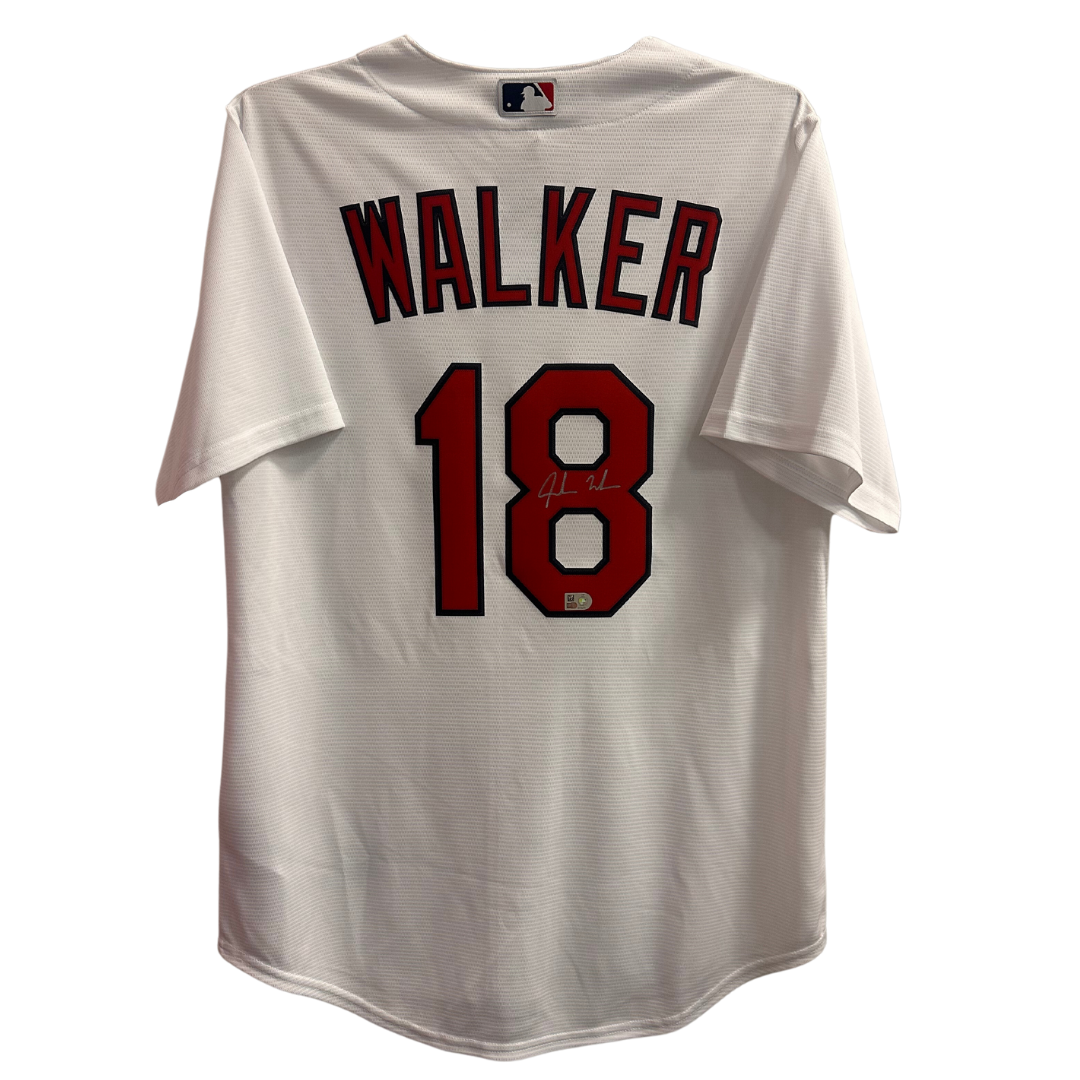 Jordan Walker St Louis Cardinals Autographed White Nike Replica Jersey - MLB COA