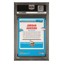 Jordan Addison PSA 10 2023 Panini Donruss Optic Mojo Red Rated Rookie Card #271