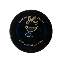 Jordan Kyrou St Louis Blues Autographed 2022- 2023 Official Game Puck - JSA COA