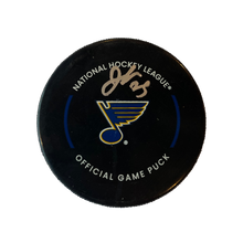 Jordan Kyrou St Louis Blues Autographed 2022- 2023 Official Game Puck - JSA COA