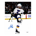 
Jordan Kyrou St Louis Blues Autographed Celebration Photo - JSA COA