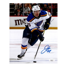 Jordan Kyrou St Louis Blues Autographed Skating Photo - JSA COA
