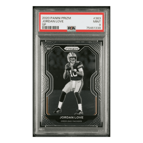Jordan Love PSA 9 2020 Panini Prizm SP Rookie RC Card #363