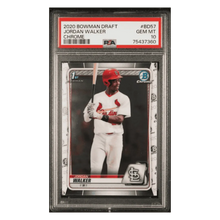 Jordan Walker PSA 10 2020 Bowman Draft Chrome Card #BD57