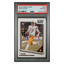 Josh Allen PSA 10 2018 Panini Score Rookie RC Card #350