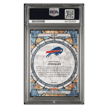 Josh Allen PSA 9 2023 Panini Mosaic Stained Glass Case Hit Card #SG5