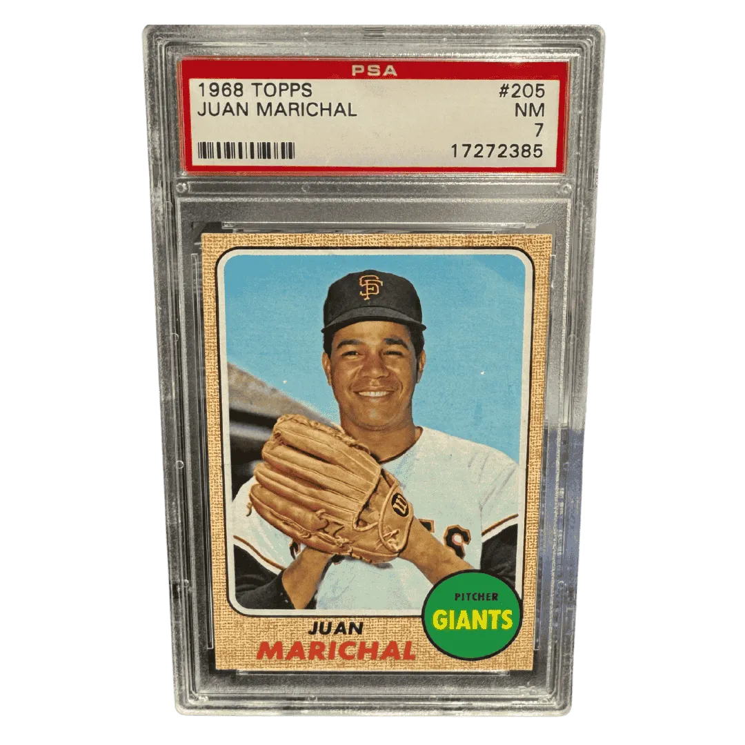 Juan Marichal PSA 7 1968 Topps Card #205