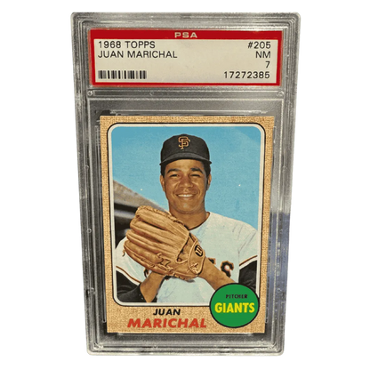 Juan Marichal PSA 7 1968 Topps Card #205