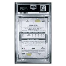 Juan Soto PSA 10 2022 Topps Inception Magenta #d/99 Card #60