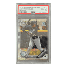 Julio Rodriguez PSA 10 2019 Bowman Mega Box Chrome Card #33