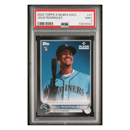 Julio Rodriguez PSA 9 2022 Topps X MLBPA Exclusive Card #47